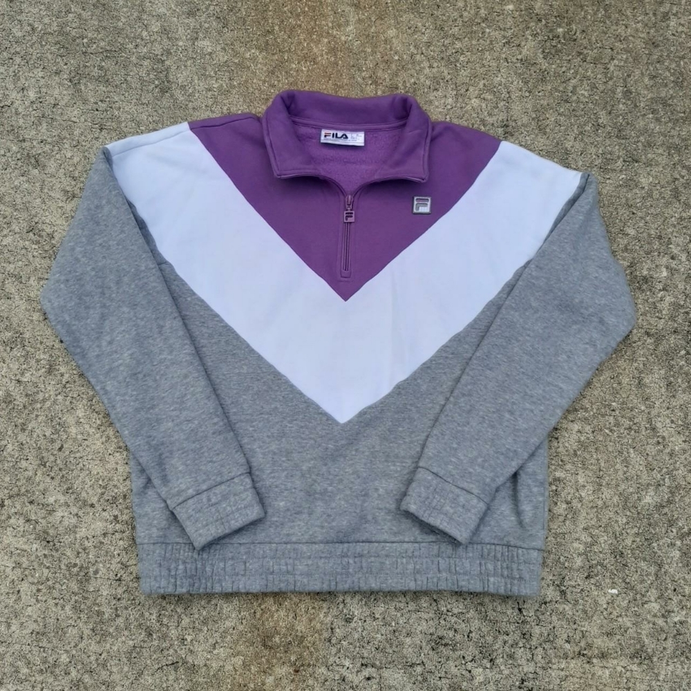Vintage Fila quarter zip sweatshirt
